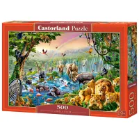 Puzzle 2D Castorland 500 Jungle River 9+/ Numărul de piese: 100