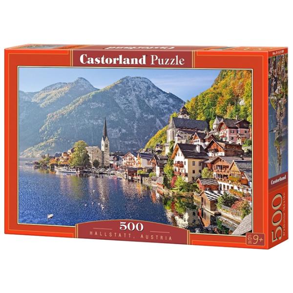 Puzzle 2D Castorland 500 Hallstatt, Austria 9+/ Numărul de piese: 500 photo 1
