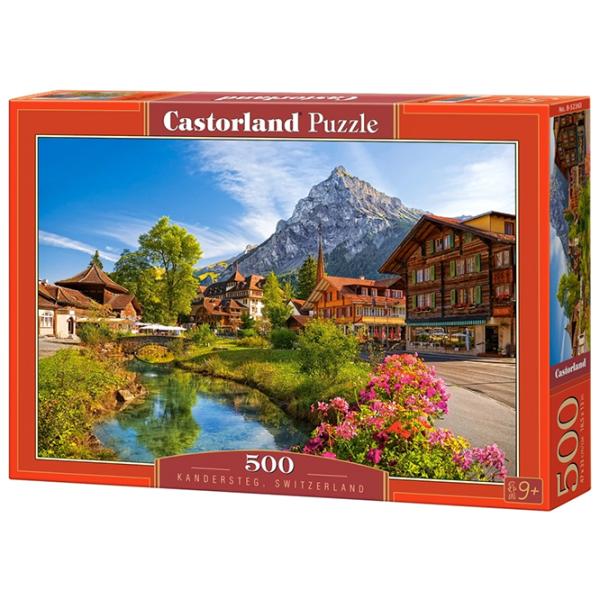Puzzle 2D Castorland 500 Kandersteg, Switzerland 9+/ Numărul de piese: 500 photo 1