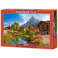 Puzzle 2D Castorland 500 Kandersteg, Switzerland 9+/ Numărul de piese: 500