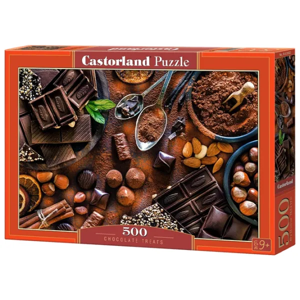 Puzzle 2D Castorland 500 Chocolate Treats 9+/ Numărul de piese: 500 photo 1