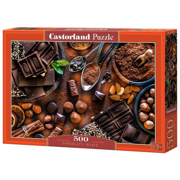 Puzzle 2D Castorland 500 Chocolate Treats 9+/ Numărul de piese: 500 photo 1