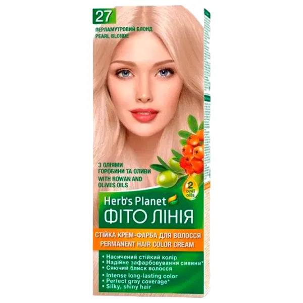 Краска для волос Fito Linia 1083595 Код цвета: 27, 144 мл photo 1 Краска для волос Fito Linia 1083595 Код цвета: 27, 144 мл photo 1