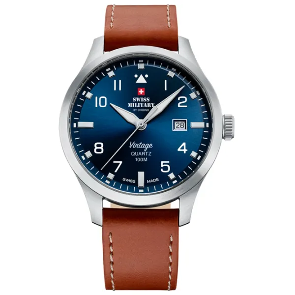 Ceas de mână pentru bărbați Swiss Military SM34078.07 Cuarț/ 43 mm photo 1