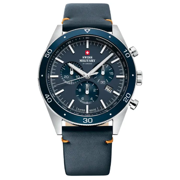 Ceas de mână pentru bărbați Swiss Military SM34079.05 Cuarț/ 43 mm photo 1 Ceas de mână pentru bărbați Swiss Military SM34079.05 Cuarț/ 43 mm photo 1