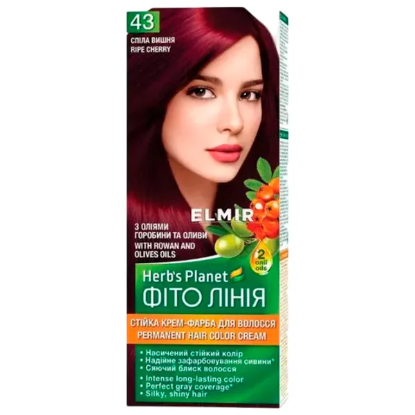 Краска для волос Fito Linia 1083602 Код цвета: 43, 144 мл photo 1 Краска для волос Fito Linia 1083602 Код цвета: 43, 144 мл photo 1