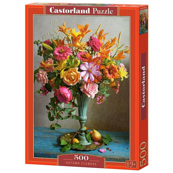 Puzzle 2D Castorland 500 Autumn Flowers 9+/ Numărul de piese: 500 photo 1