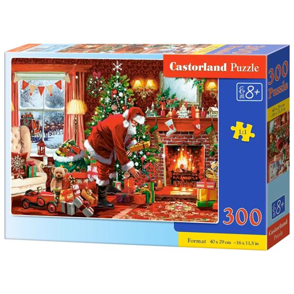 Пазл 2D Castorland 300 Santa's Special Delivery 8+/ Количество деталей: 300 photo 1