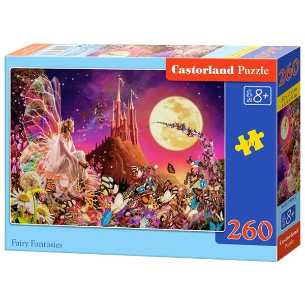 Puzzle 2D Castorland 260 Fairy Fantasies 8+/ Numărul de piese: 260 photo 1