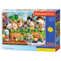 Пазл 2D Castorland 200 Napping Kittens 7+/ Количество деталей: 200