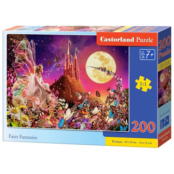 Пазл 2D Castorland 200 Fairy Fantasies 7+/ Количество деталей: 200 photo 1