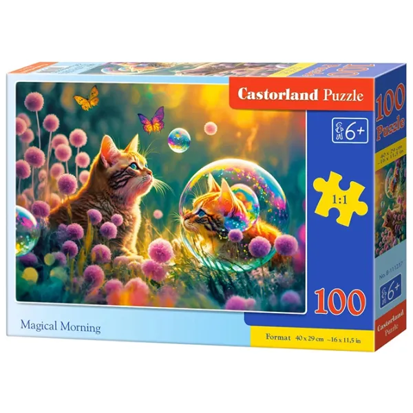 Puzzle 2D Castorland 100 Magical Morning 6+/ Numărul de piese: 100 photo 1