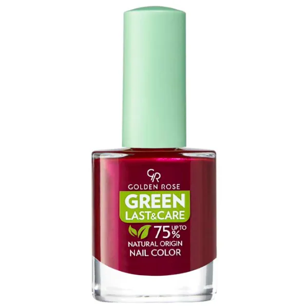 Лак для ногтей Golden Rose Green Last&Care 10.2 мл/ Бордо photo 1