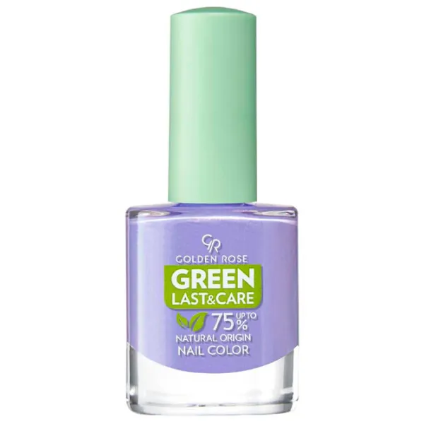 Лак для ногтей Golden Rose Green Last&Care 10.2 мл/ Пурпурный photo 1