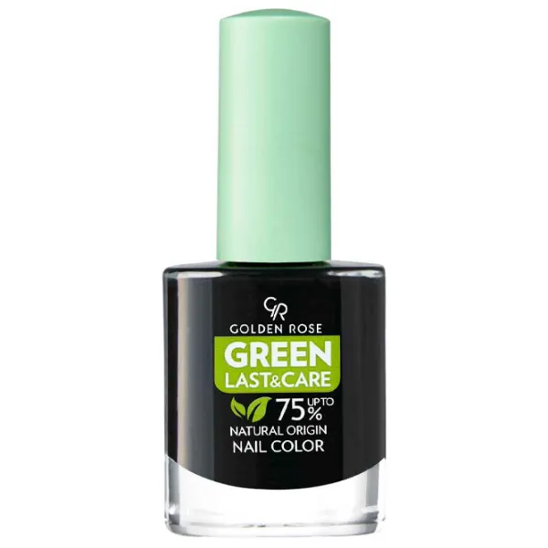 Лак для ногтей Golden Rose Green Last&Care 10.2 мл/ Черный photo 1 Лак для ногтей Golden Rose Green Last&Care 10.2 мл/ Черный photo 1