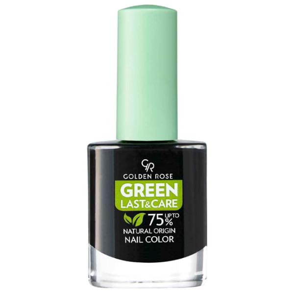 Лак для ногтей Golden Rose Green Last&Care 10.2 мл/ Черный photo 1 Лак для ногтей Golden Rose Green Last&Care 10.2 мл/ Черный photo 1