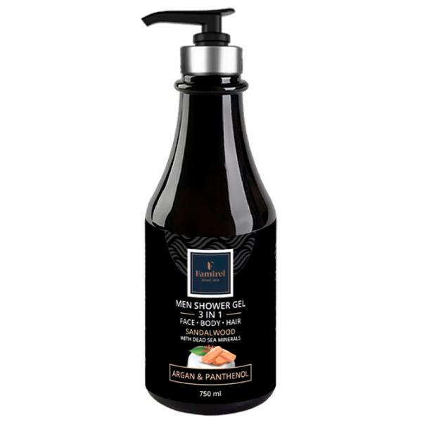 Гель для душа Famirel Sandalwood 3in1 Для него photo 1