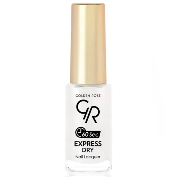 Lac de unghii Golden Rose Express Dry 7 ml/ White photo 1