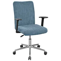 Fotoliu de birou DecoPrim 2142H-F Velvet/ Gray