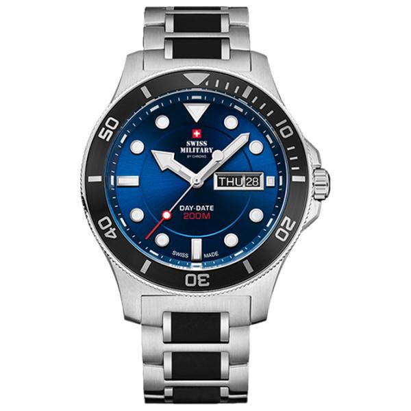Ceas de mână pentru bărbați Swiss Military SM34068.02 Cuarț/ 43 mm photo 1 Ceas de mână pentru bărbați Swiss Military SM34068.02 Cuarț/ 43 mm photo 1