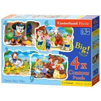Set de puzzle-uri Castorland Classic Fairy Tales 3+/ Numărul de piese: 22