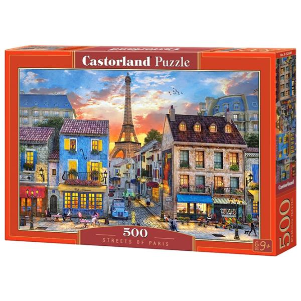Пазл 2D Castorland 500 Streets of Paris 9+/ Количество деталей: 500 photo 1