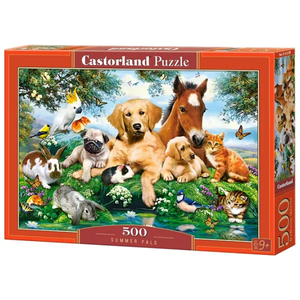 Puzzle 2D Castorland 500 Summer Pals 9+/ Numărul de piese: 500 photo 1
