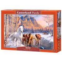 Пазл 2D Castorland 500 Winter Melt 9+/ Количество деталей: 500