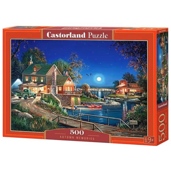 Puzzle 2D Castorland 500 Autumn Memories 9+/ Numărul de piese: 500 photo 1