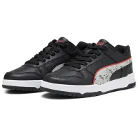 Ghete pentru băieți Puma Rbd Game Low Graffiti Jr Demisezon/ Black