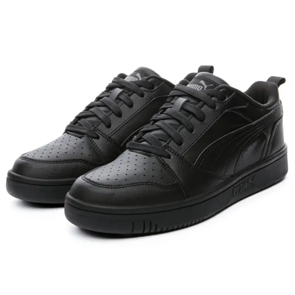 Ghete pentru băieți Puma Rebound V6 Lo Jr Demisezon/ Black photo 1