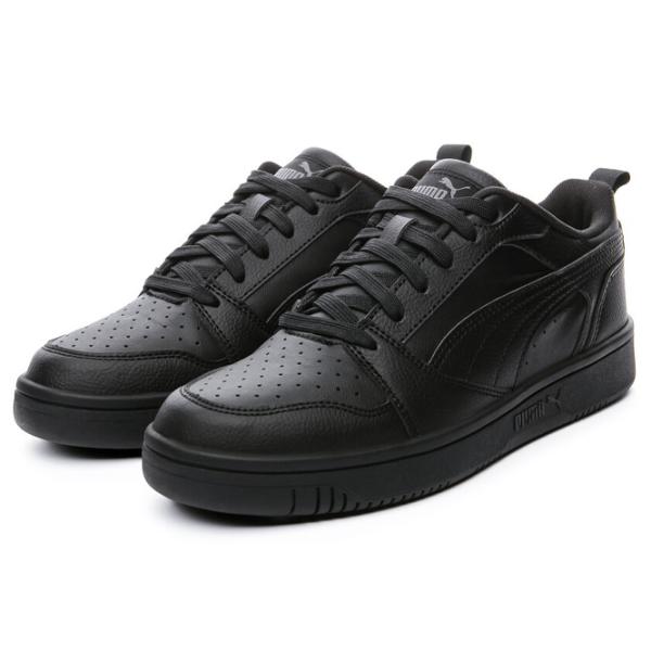 Ghete pentru băieți Puma Rebound V6 Lo Jr Demisezon/ Black photo 1
