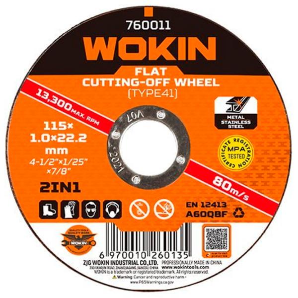 Круг отрезной Wokin 760112  photo 1