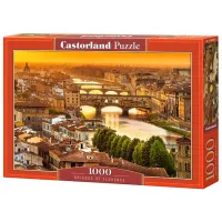 Пазл 2D Castorland 1000 Bridges of Florence 9+/ Количество деталей: 1000
