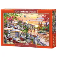 Пазл 2D Castorland 1000 Romantic City Sunset 9+/ Количество деталей: 1000
