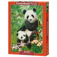 Пазл 2D Castorland 1000 Panda Brunch 9+/ Количество деталей: 1000