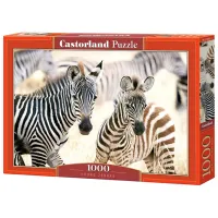 Puzzle 2D Castorland 1000 Young Zebras 9+/ Numărul de piese: 1000