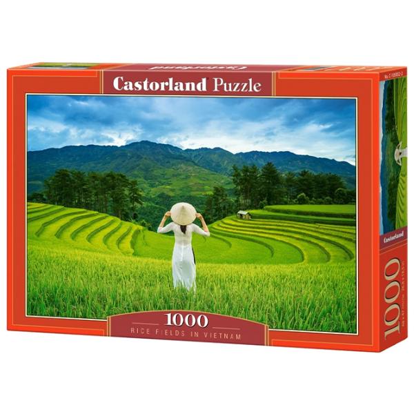Пазл 2D Castorland 1000 Rice Fields in Vietnam 9+/ Количество деталей: 1000 photo 1