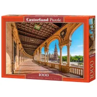 Puzzle 2D Castorland 1000 Spanish Square, Seville, Spain 9+/ Numărul de piese: 1000