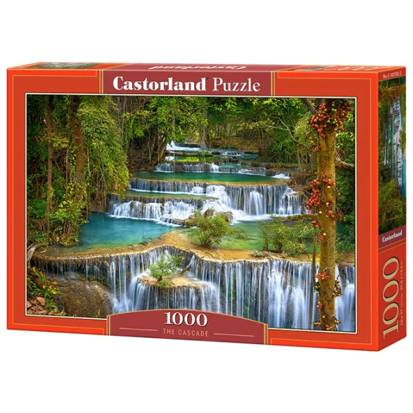 Puzzle 2D Castorland 1000 The Cascade 9+/ Numărul de piese: 1000 photo 1