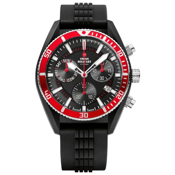 Ceas de mână pentru bărbați Swiss Military SM34045.04 Cuarț/ 44 mm photo 1 Ceas de mână pentru bărbați Swiss Military SM34045.04 Cuarț/ 44 mm photo 1