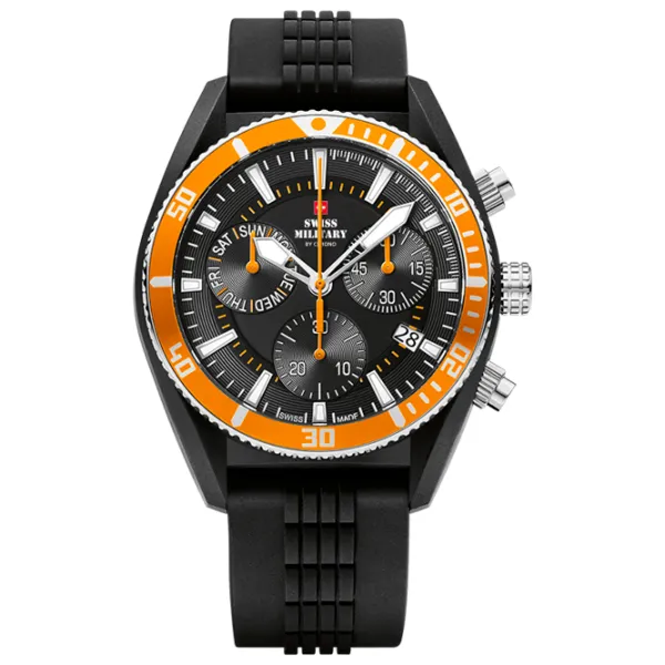 Ceas de mână pentru bărbați Swiss Military SM34045.05 Cuarț/ 44 mm photo 1 Ceas de mână pentru bărbați Swiss Military SM34045.05 Cuarț/ 44 mm photo 1