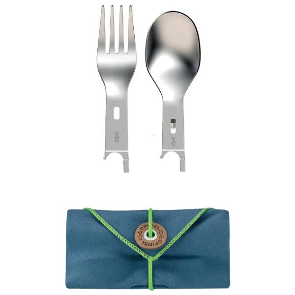 Кемпинговые столовые приборы Opinel Spoon and Fork 2/ Нержавеющая сталь photo 1