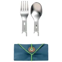 Tacâmuri de camping Opinel Spoon and Fork 2/ Oțel inoxidabil