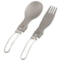 Tacâmuri de camping Robens Folding Alloy Cutlery 2/ Aluminiu