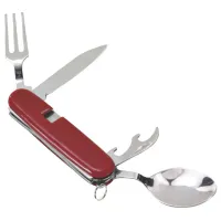Кемпинговые столовые приборы Outwell Easy Camp Folding Cutlery 4/ Нержавеющая сталь