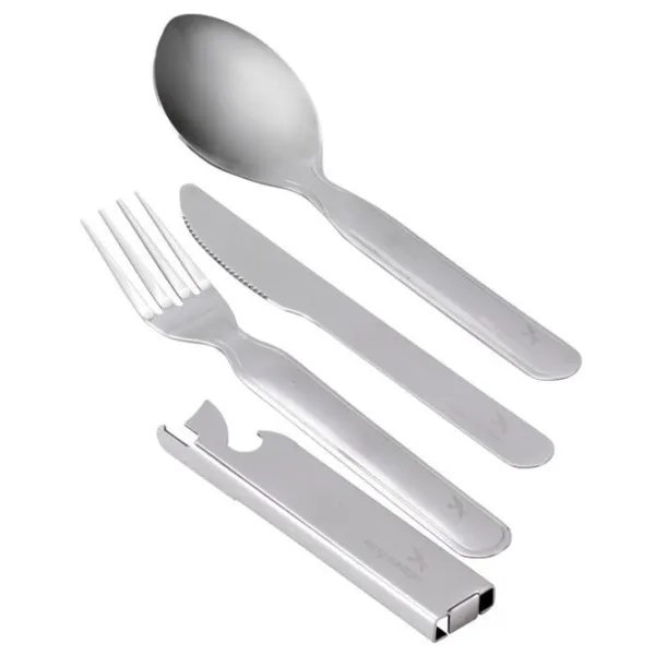 Кемпинговые столовые приборы Easy Camp Travel Cutlery Deluxe 4/ Нержавеющая сталь photo 1 Кемпинговые столовые приборы Easy Camp Travel Cutlery Deluxe 4/ Нержавеющая сталь photo 1