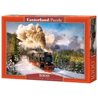 Puzzle 2D Castorland 1000 Steam Train 9+/ Numărul de piese: 1000