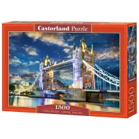 Puzzle 2D Castorland 1500 Tower Bridge, London, England 9+/ Numărul de piese: 1500