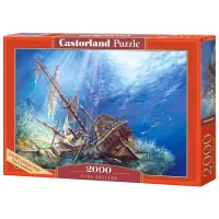 Puzzle 2D Castorland 2000 Sunk Galleon 9+/ Numărul de piese: 2000